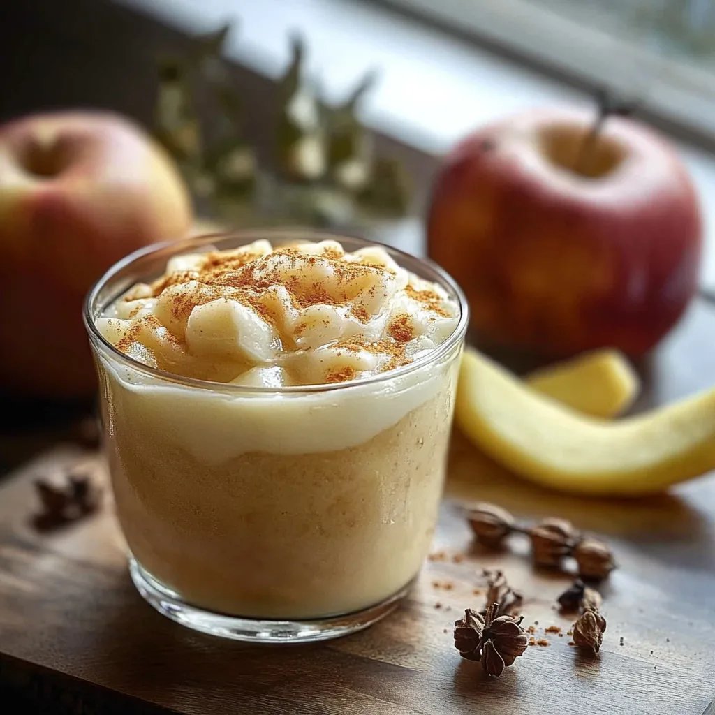 Cremige Zimtcreme mit Apfelmus