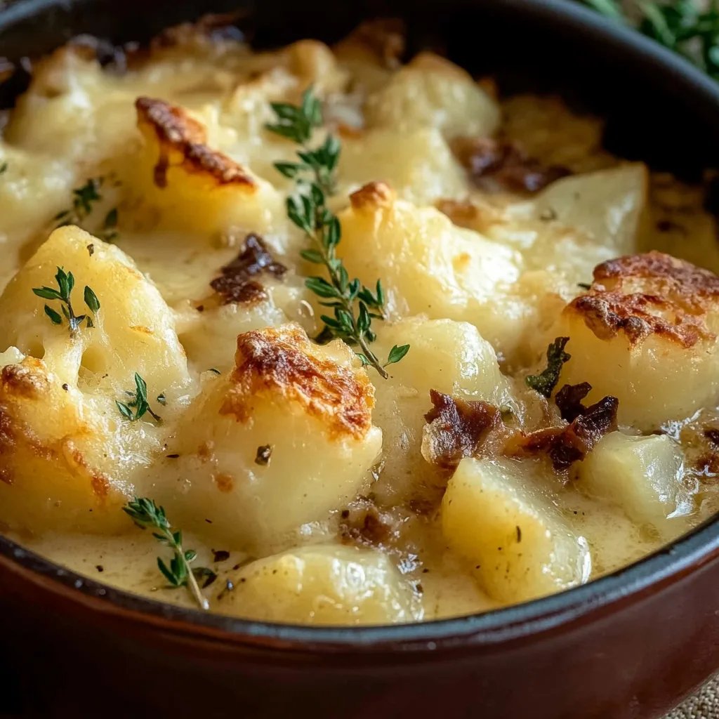 Blumenkohlauflauf mit Kartoffeln