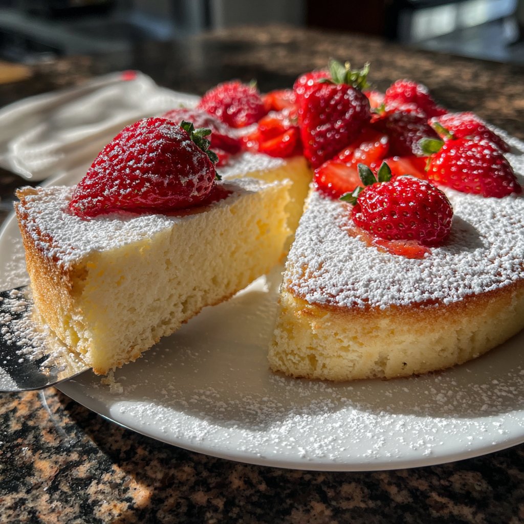 Erdbeerkuchen Leicht