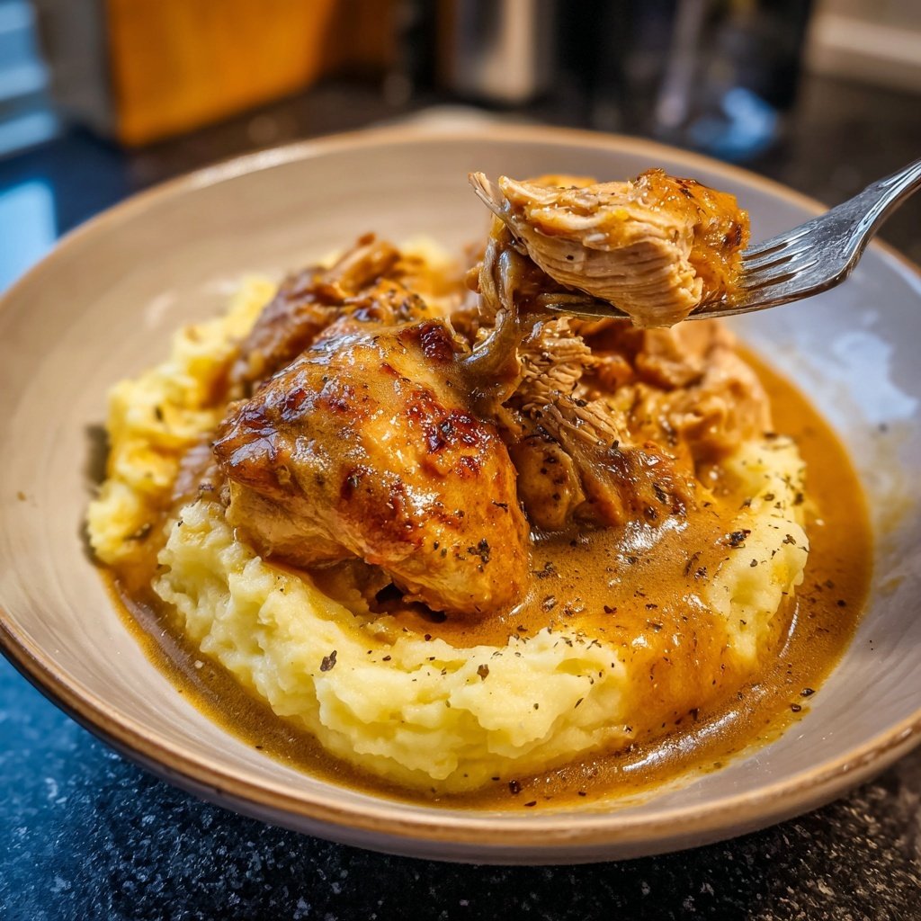 Hausmannskost Cremiges Hähnchen mit Kartoffelpüree