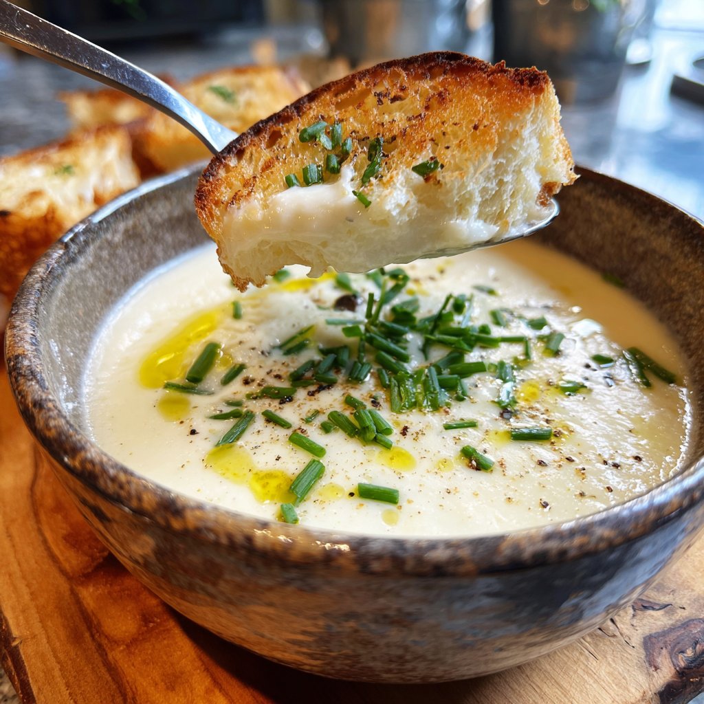 Blumenkohlsuppe mit mildem Geschmack
