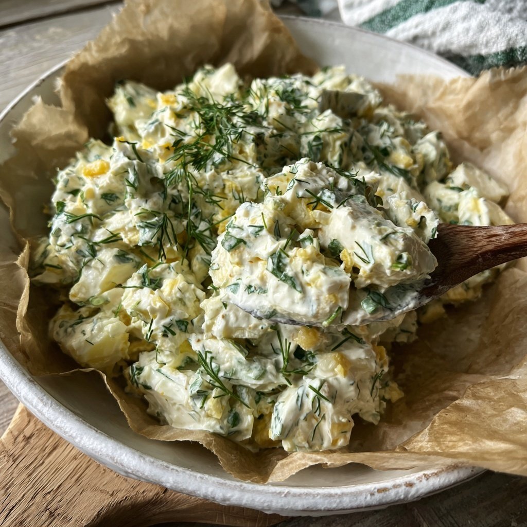 Schnell & Einfach 10-Minuten-Eiersalat mit Joghurt