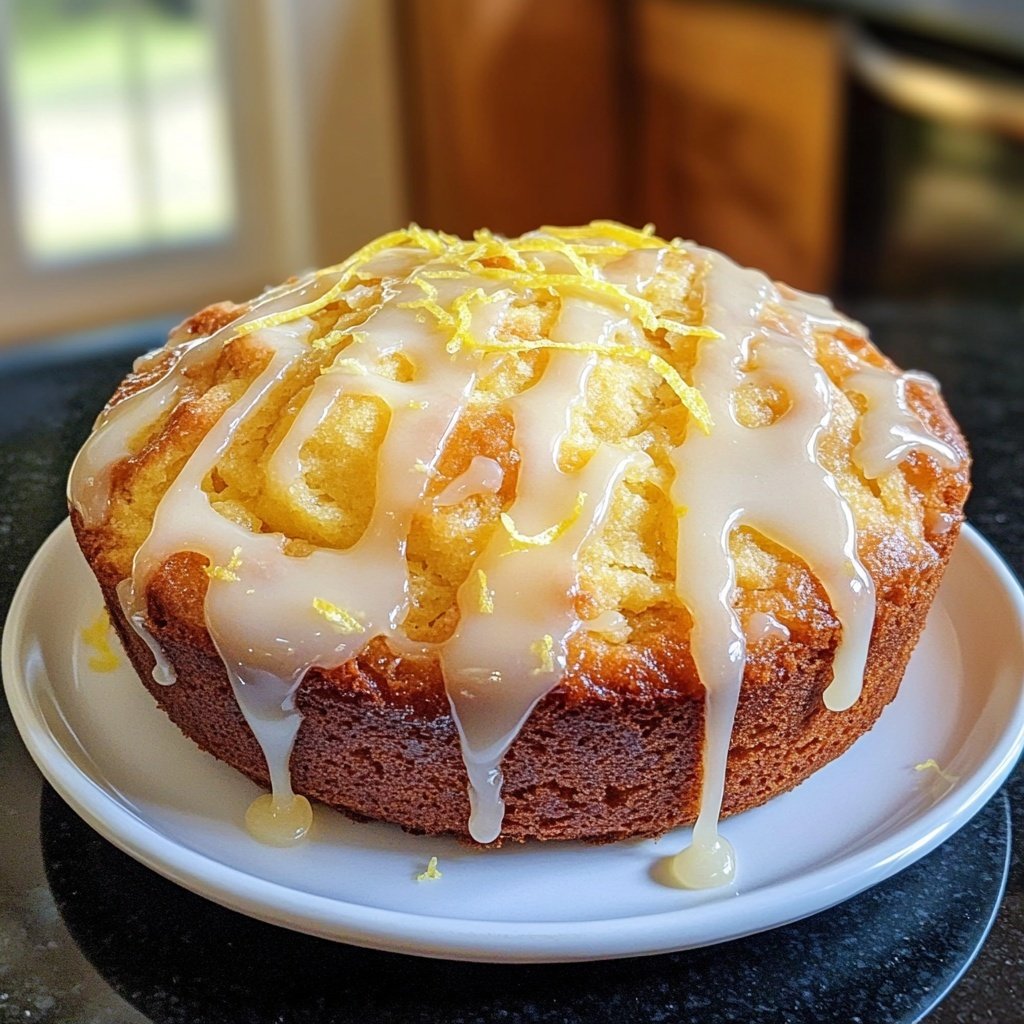 Zitronenkuchen ohne Zucker