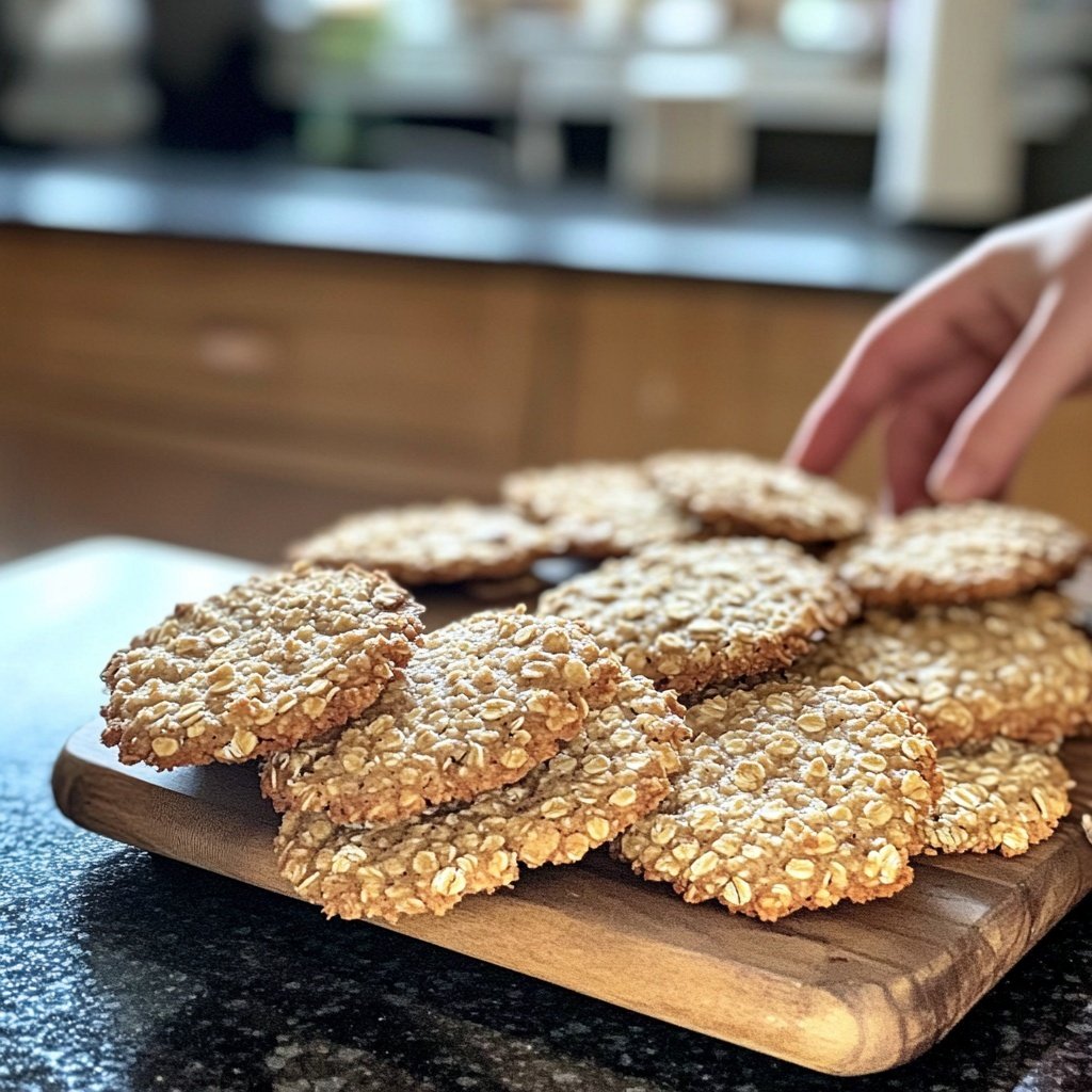 Knusprige Haferflocken Kekse – gesund & ohne Zucker