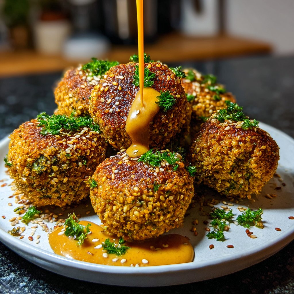 Falafel mit Sesamsauce