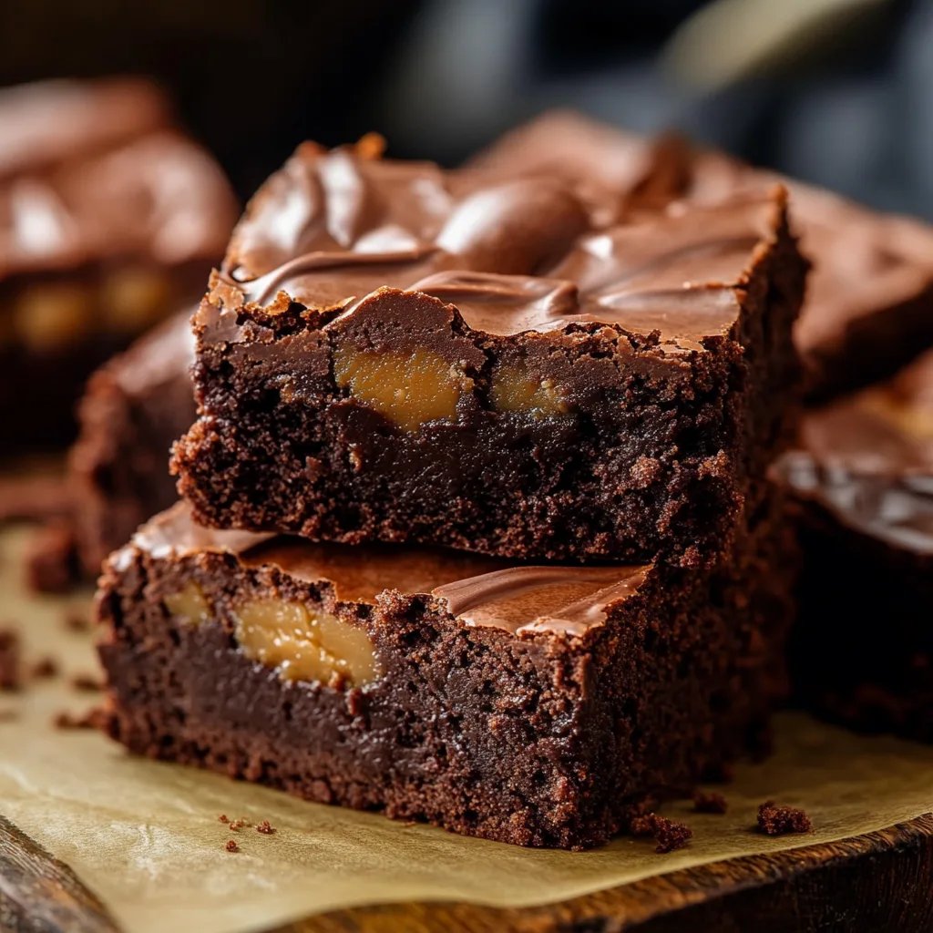 Erdnussbutter-Brownies