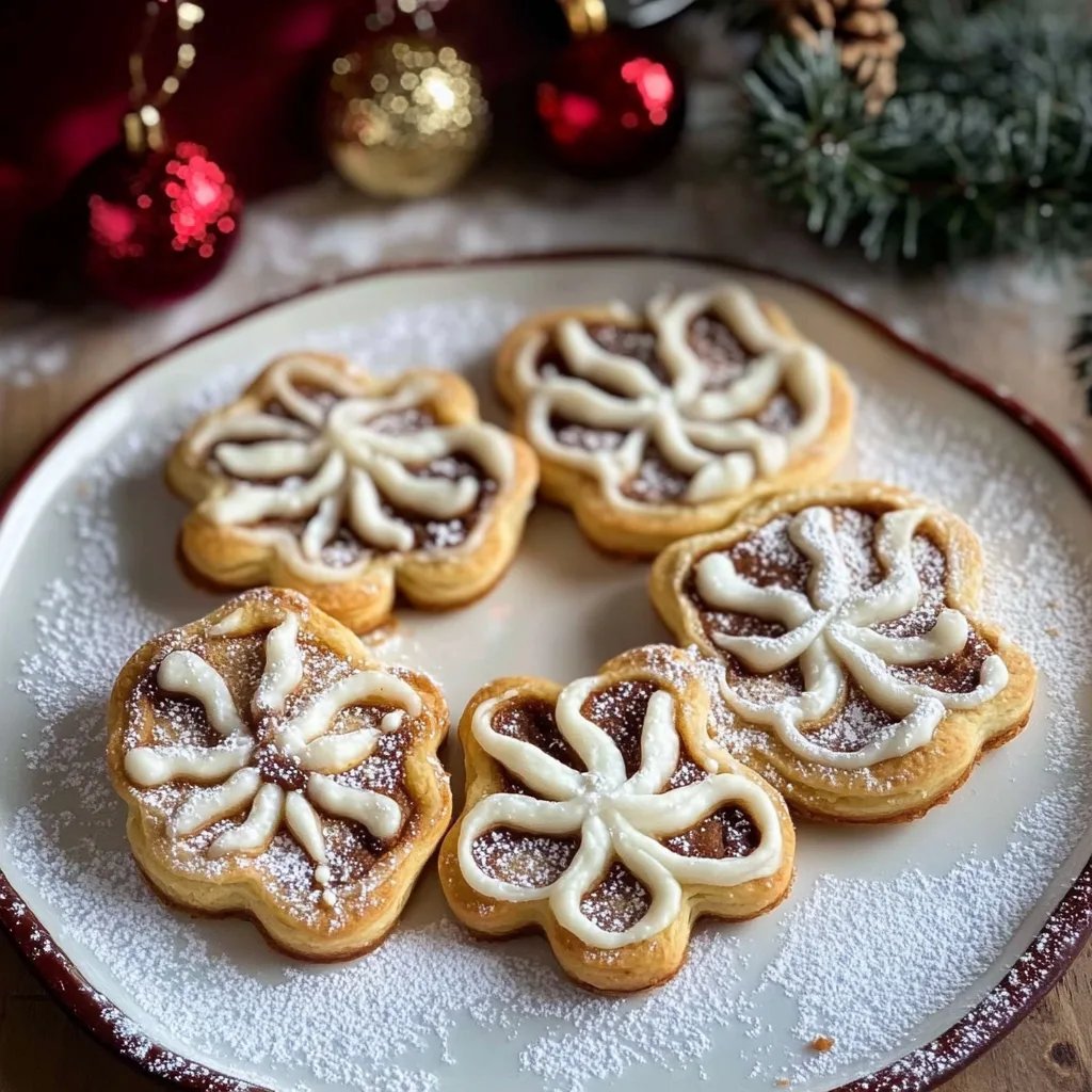 Festliche Blätterteig-Tannenbäume
