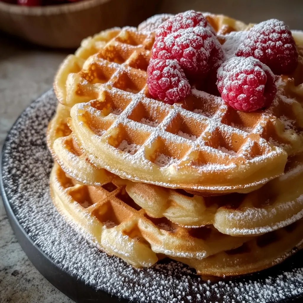 Proteinreiche Skyr Waffeln