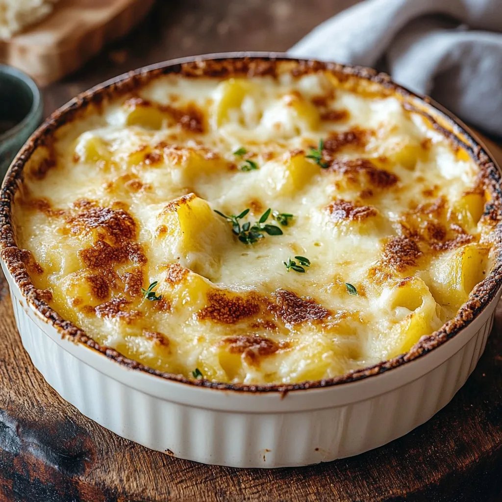 Kartoffel-Kohlrabi-Gratin